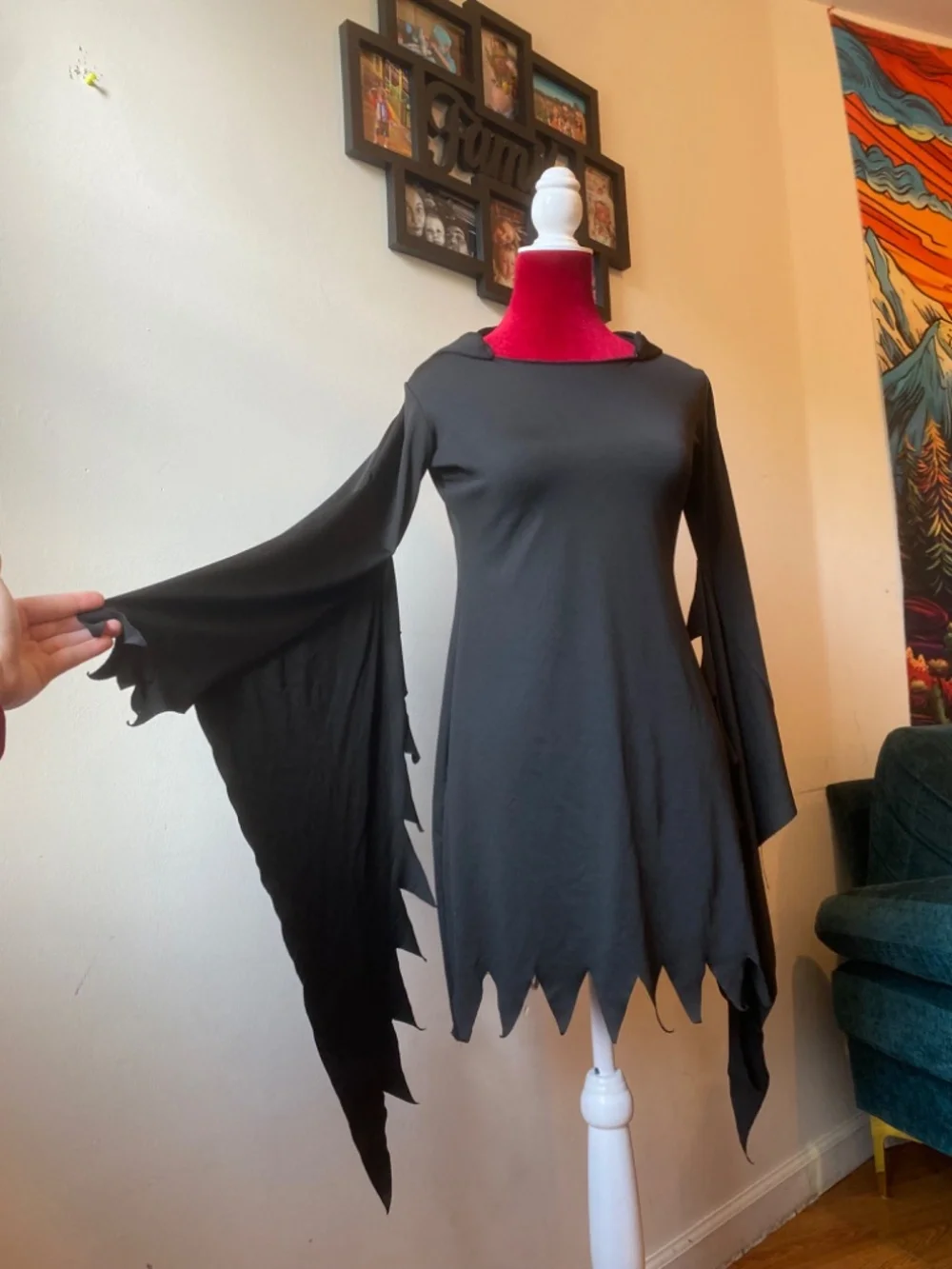 Glamour Ghost Face Dress Costume